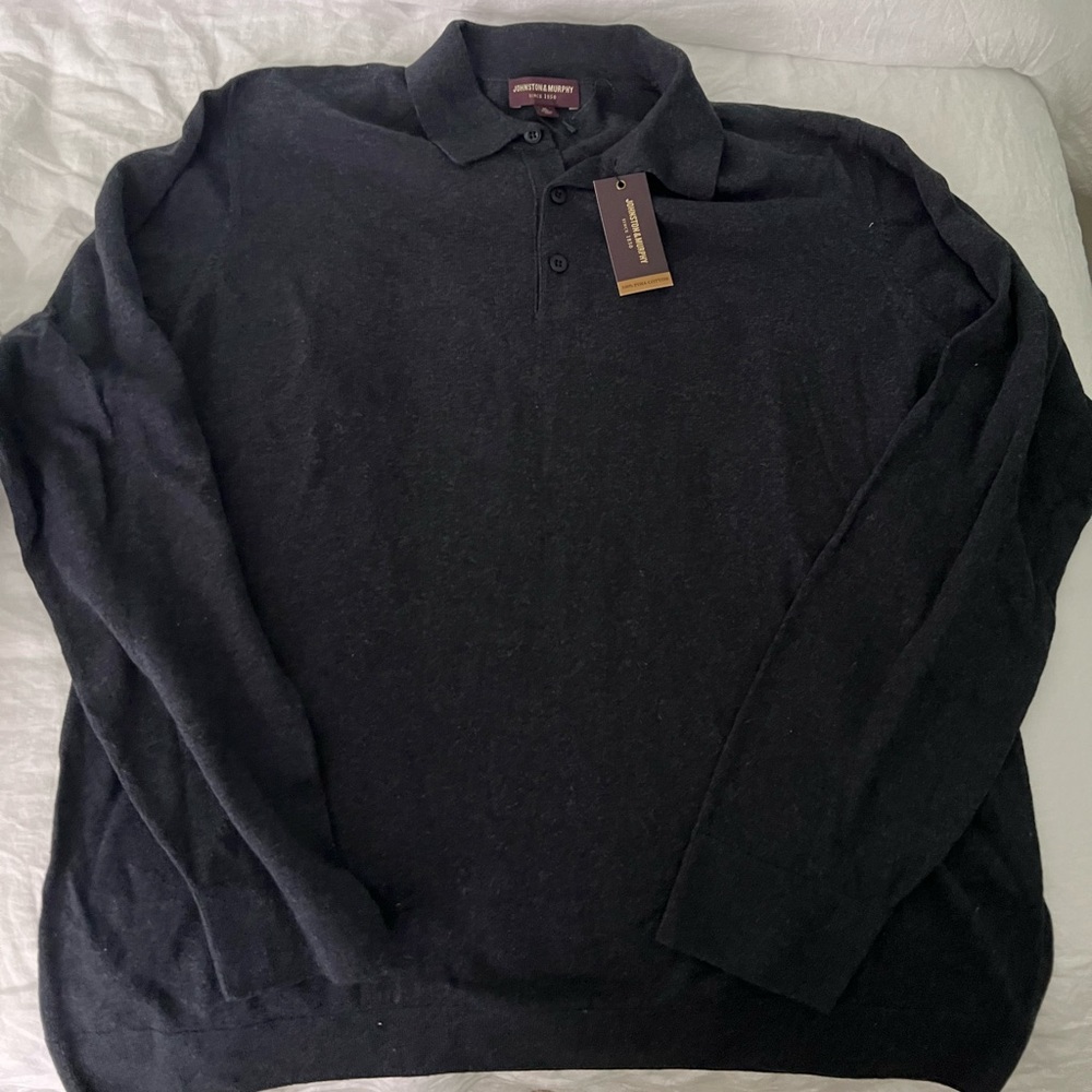 Johnston & Murphy Navy Sweater